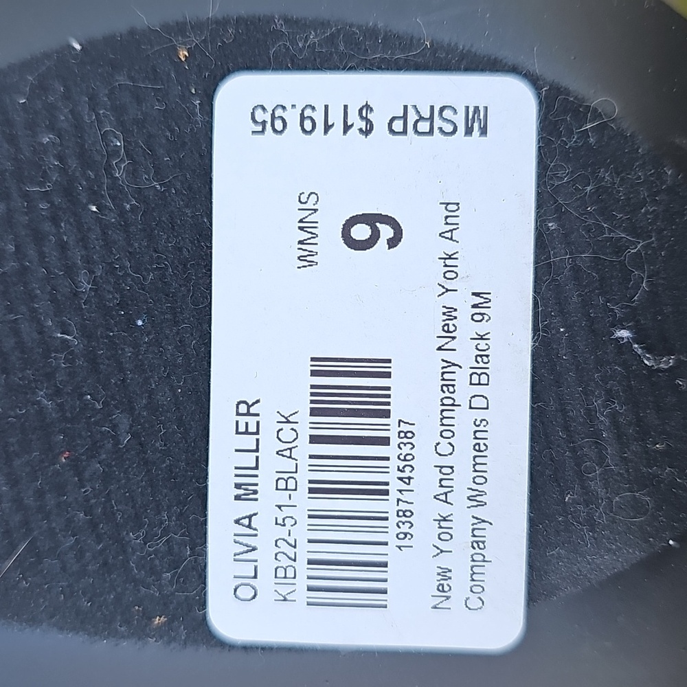 New York & Company Black Heeled Boots Size 9‎ - Picture 5 of 5
